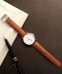 アリゲーターレザー腕時計ベルト単品20mm