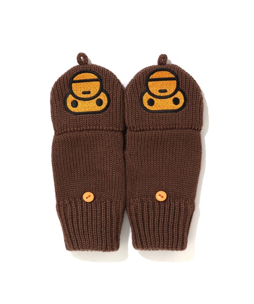 A BATHING APE（アベイシングエイプ）の「BABY MILO KNIT GLOVE K（手袋）」 WEAR