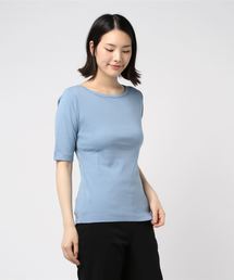 ヘリテージニット エルボースリーブTシャツ