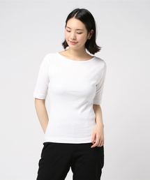 ヘリテージニット エルボースリーブTシャツ