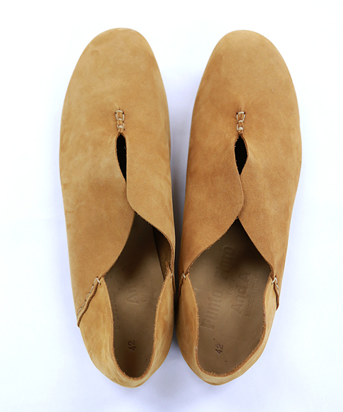 punto pigro（プントピグロ）の「ヌバックスリッポン (PUNTO PIGRO)（その他シューズ・メンズ・ホワイト/ネイビー/キャメル・27.5/26.5）」の9枚目の写真