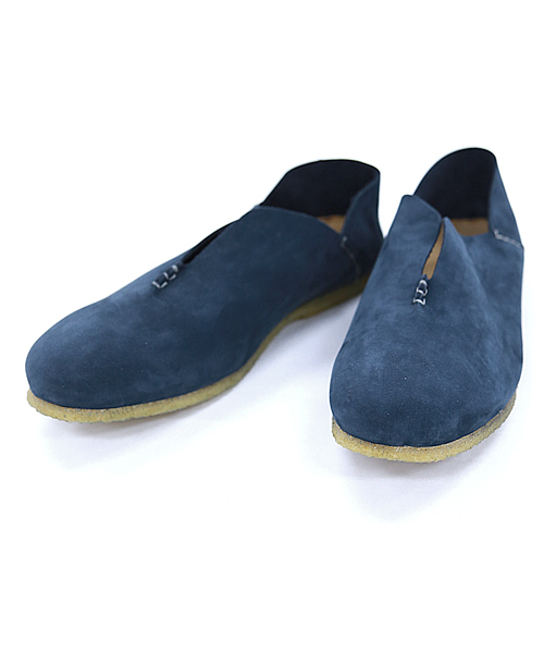 punto pigro（プントピグロ）の「ヌバックスリッポン (PUNTO PIGRO)（その他シューズ・メンズ・ホワイト/ネイビー/キャメル・27.5/26.5）」の11枚目の写真