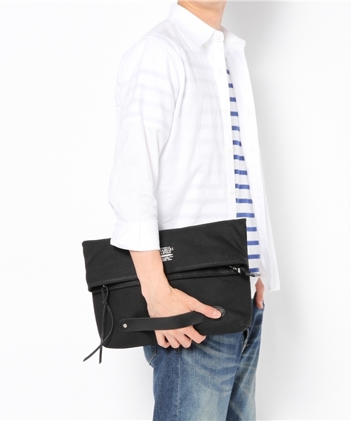 CIAOPANIC（チャオパニック）の「《WEB限定》【IDP】　CLUTCH（クラッチバッグ・メンズ・イエロー/ネイビー/オフホワイト/ブラック・FREE）」の11枚目の写真