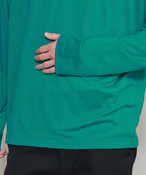 エイチビューティアンドユース　SOLID WOOL WFL CREW NECK エイチビューティアンドユース SOLID WOOL WFL CREW NECK