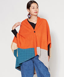 チャイハネ | 【チャイハネ】異素材ミックスパッチワークカーディガン(カーディガン/ボレロ)