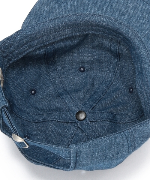 green label relaxing（グリーンレーベルリラクシング）の「DENIM BASEBALL キャップ ◆（キャップ・メンズ・ブラック/ライトブルー/ネイビー・フリー）」の7枚目の写真
