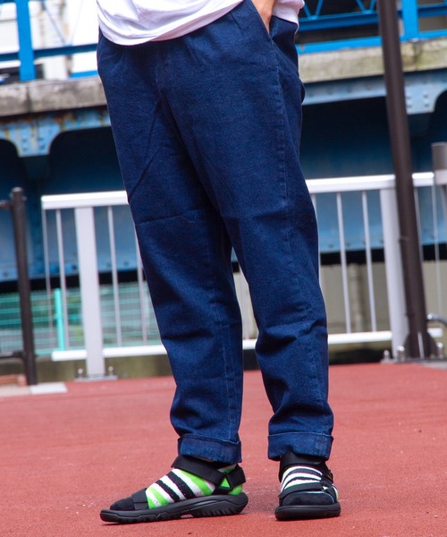 JACKROSE(ジャックローズ)の「ルーズフィットワイドデニム(デニムパンツ・メンズ・インディゴブルー/ブルー・M/L)」の5枚目の写真