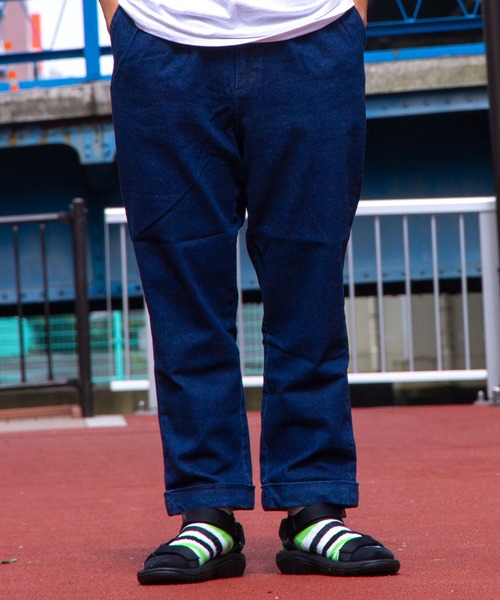 JACKROSE(ジャックローズ)の「ルーズフィットワイドデニム(デニムパンツ・メンズ・インディゴブルー/ブルー・M/L)」の4枚目の写真