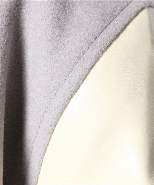 WEGO（ウィゴー）の「WEGO/ワッペンロングスタジャン（スタジャン・レディース・ネイビー/ライトパープル/ライトピンク/ライトグレー・FREE）」の17枚目の写真