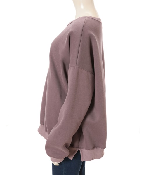 fifth（フィフス）の「裏起毛ビッグシルエットスウェット（スウェット・レディース・ブラウン/ラベンダー・MEDIUM）」の11枚目の写真