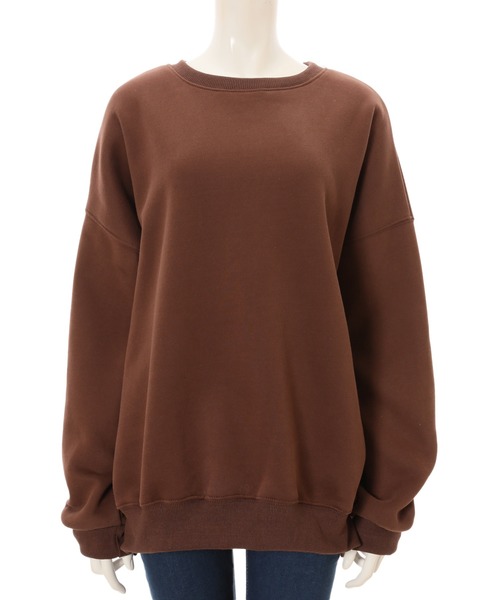 fifth（フィフス）の「裏起毛ビッグシルエットスウェット（スウェット・レディース・ブラウン/ラベンダー・MEDIUM）」の16枚目の写真