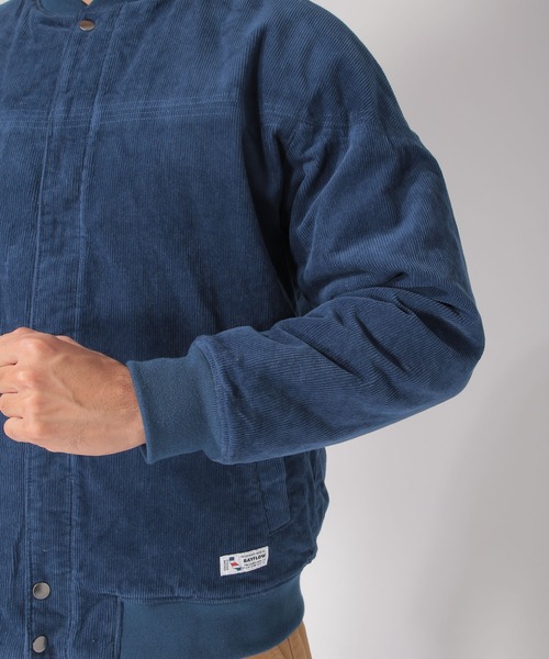 BAYFLOW（ベイフロー）の「コール×ボアリバーシブルブルゾン（ブルゾン・メンズ・ベージュ/ブルー/チャコール・SMALL/MEDIUM/LARGE）」の13枚目の写真