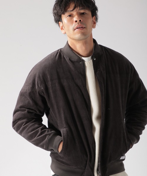 BAYFLOW（ベイフロー）の「コール×ボアリバーシブルブルゾン（ブルゾン・メンズ・ベージュ/ブルー/チャコール・SMALL/MEDIUM/LARGE）」の8枚目の写真