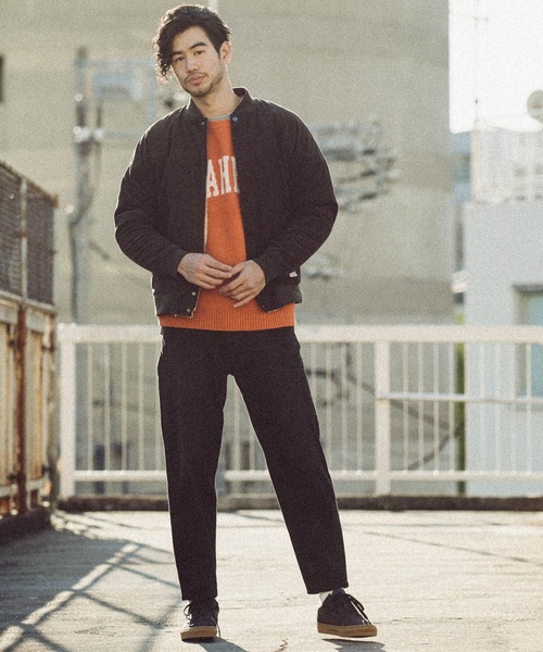 BAYFLOW（ベイフロー）の「コール×ボアリバーシブルブルゾン（ブルゾン・メンズ・ベージュ/ブルー/チャコール・SMALL/MEDIUM/LARGE）」の4枚目の写真