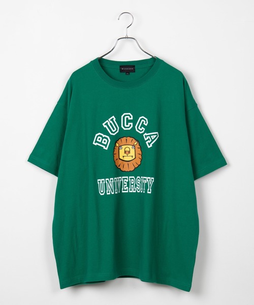 BUCCA 44（ブッカフォーティーフォー）の「【BUCCA 44】ライオンプリントT（Tシャツ/カットソー・メンズ・杢グレー/ホワイト/グリーン・X-LARGE/XXX-LARGE/LARGE/XX-LARGE/MEDIUM）」の11枚目の写真