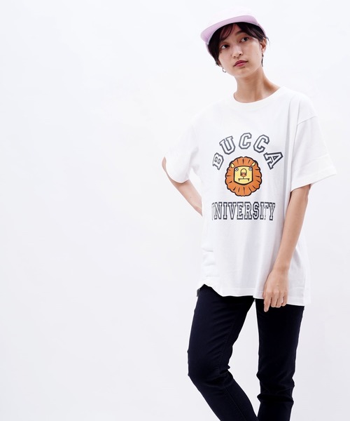 BUCCA 44（ブッカフォーティーフォー）の「【BUCCA 44】ライオンプリントT（Tシャツ/カットソー・メンズ・杢グレー/ホワイト/グリーン・X-LARGE/XXX-LARGE/LARGE/XX-LARGE/MEDIUM）」の13枚目の写真