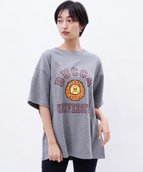 BUCCA 44（ブッカフォーティーフォー）の「【BUCCA 44】ライオンプリントT（Tシャツ/カットソー・メンズ・杢グレー/ホワイト/グリーン・X-LARGE/XXX-LARGE/LARGE/XX-LARGE/MEDIUM）」の19枚目の写真