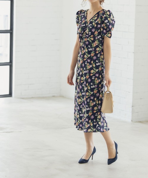 Tocco Closet トッコ クローゼット の フラワープリントワンピース ワンピース Wear