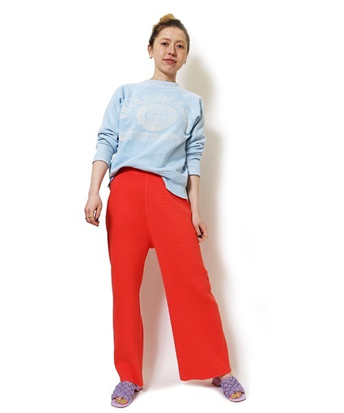 【セール】THERMAL WIDE PANT / サーマルワイドパンツ（その他パンツ）｜WALLA WALLA SPORT（ワラワラスポーツ） 5,377円