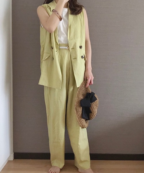 Heather（ヘザー）の「アサコンパンツ 887380（その他パンツ・レディース・ベージュ系その他/イエロー系その他・FREE）」の13枚目の写真