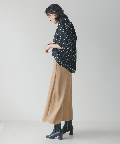 Bou Jeloud（ブージュルード）の「アソート柄ロールネックブラウス（シャツ/ブラウス・レディース・ブラック/オフホワイト・38）」の16枚目の写真