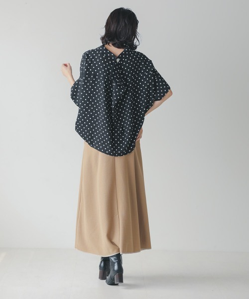 Bou Jeloud（ブージュルード）の「アソート柄ロールネックブラウス（シャツ/ブラウス・レディース・ブラック/オフホワイト・38）」の15枚目の写真