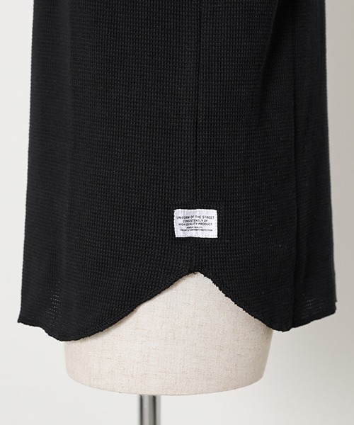 AZUL by moussy（アズールバイマウジー）の「HEAVY WAFFLE TANK TOP/ヘビーワッフルタンクトップ（タンクトップ・メンズ・ベージュ/ブラック/ホワイト・LARGE/MEDIUM）」の16枚目の写真