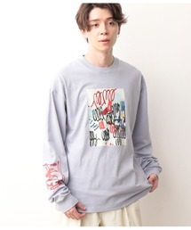 JUNRED | 【Ryuji KamiyamaxJUNREDコラボ】アート長袖Tシャツ(Tシャツ/カットソー)