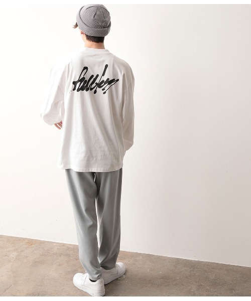 JUNRED（ジュンレッド）の「【Ryuji KamiyamaxJUNREDコラボ】アート長袖Tシャツ（Tシャツ/カットソー・メンズ・ホワイト/ホワイト系その他/ベージュ/パープル・M/L）」の7枚目の写真