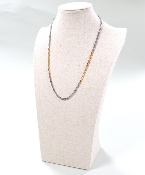 SPINNS(スピンズ)の「【ZOZOTOWN限定プライス】60cm チェーンネックレス(ネックレス・メンズ・シルバー/ゴールド/シルバー×ゴールド・ONESIZE)」の8枚目の写真