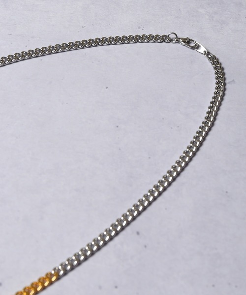 SPINNS(スピンズ)の「【ZOZOTOWN限定プライス】60cm チェーンネックレス(ネックレス・メンズ・シルバー/ゴールド/シルバー×ゴールド・ONESIZE)」の9枚目の写真