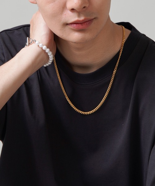 SPINNS(スピンズ)の「【ZOZOTOWN限定プライス】60cm チェーンネックレス(ネックレス・メンズ・シルバー/ゴールド/シルバー×ゴールド・ONESIZE)」の11枚目の写真