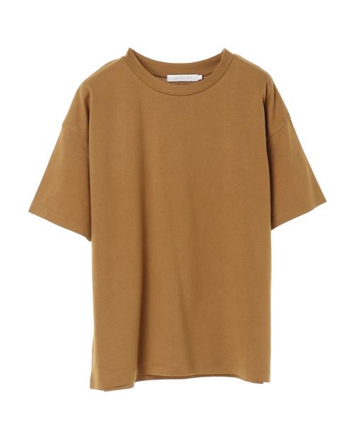 セール】クルーネック半袖カットプルオーバー 〇＊（Tシャツ