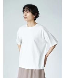 AMERICAN HOLIC | クルーネック半袖カットプルオーバー　〇＊(Tシャツ/カットソー)