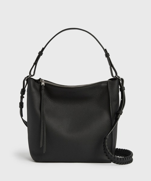 ALLSAINTS（オールセインツ）の「KITA LEATHER CROSSBODY BAG | キタ レザー クロスボディ バッグ（ショルダーバッグ・レディース・ブラック・ONE SIZE）」の14枚目の写真