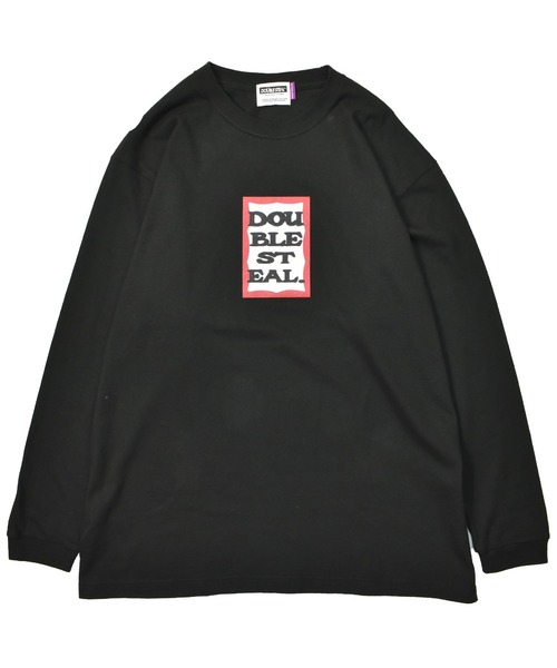 DOUBLE STEAL(ダブルスティール)の「BOX LOGO ヘビーウェイト 長袖Tシャツ(Tシャツ/カットソー・メンズ・ホワイト/ブラック/トップグレー・M/L/XL/XXL)」の12枚目の写真