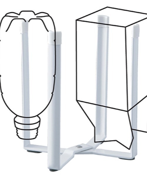 BIRTHDAY BAR（バースデイバー）の「tower ポリ袋エコホルダー（キッチン収納・レディース・ホワイト・フリー）」の2枚目の写真