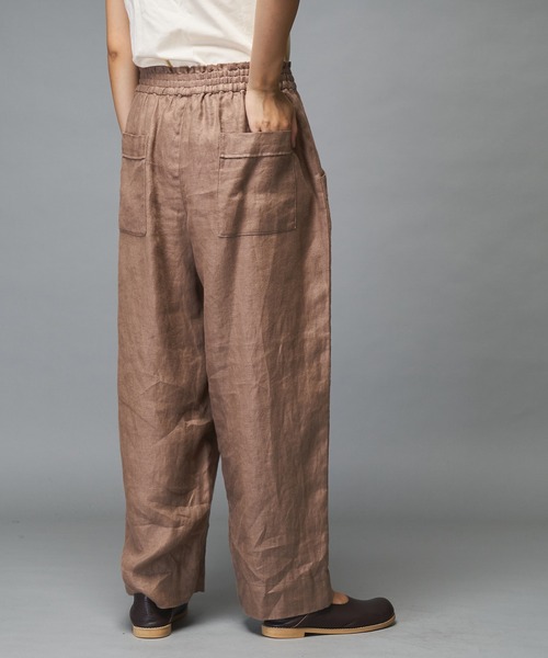 PUAL CE CIN（ピュアルセシン）の「ラミーワイドパンツ（その他パンツ・レディース・ブラック/グレー/ベージュ・FREE）」の21枚目の写真