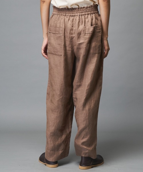 PUAL CE CIN（ピュアルセシン）の「ラミーワイドパンツ（その他パンツ・レディース・ブラック/グレー/ベージュ・FREE）」の6枚目の写真