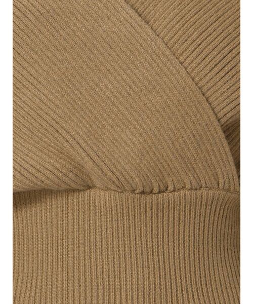 EMODA（エモダ）の「カシュクールショートニット（ニット/セーター・レディース・ベージュ/ブラック/グレー・FREE）」の20枚目の写真