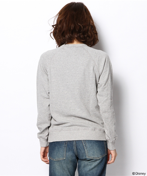 Ray BEAMS（レイビームス）の「JUNK FOOD ×Ray BEAMS / 別注ミッキー back（スウェット・レディース・グレー・ONE SIZE）」の5枚目の写真