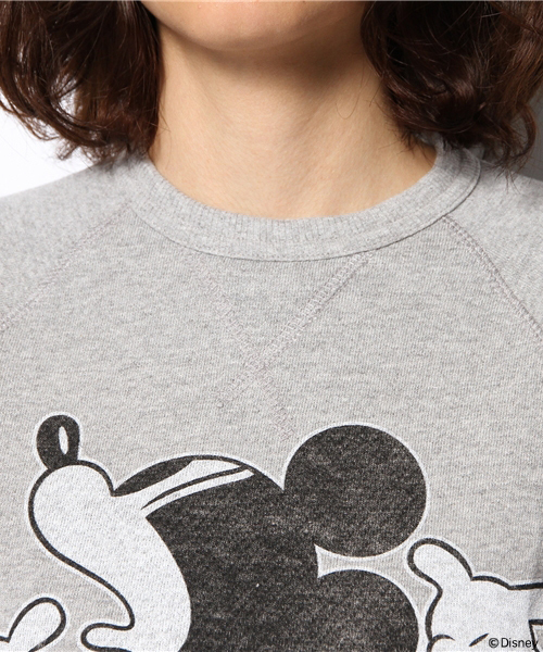 Ray BEAMS（レイビームス）の「JUNK FOOD ×Ray BEAMS / 別注ミッキー back（スウェット・レディース・グレー・ONE SIZE）」の6枚目の写真
