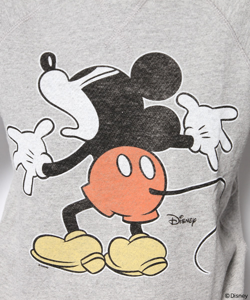 Ray BEAMS（レイビームス）の「JUNK FOOD ×Ray BEAMS / 別注ミッキー back（スウェット・レディース・グレー・ONE SIZE）」の8枚目の写真