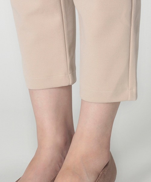 toucher du brise(トゥシェドブリーズ)の「ベルト付テーパードパンツ(その他パンツ・レディース・ブラック/ベージュ・M)」の12枚目の写真