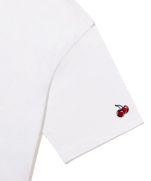 KIRSH（キルシー）の「【KOREA KIRSH オリジナルライン】『KIRSH/キルシー』BIG CHERRY T-SHIRT/ビックチェリー Tシャツ 半袖 カットソー（Tシャツ/カットソー・レディース・ホワイト/ブラック/グリーン/ブルー・FREE）」の21枚目の写真