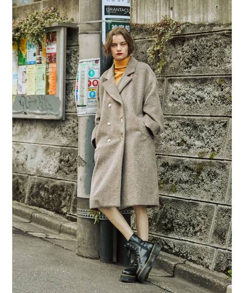 jouetie(ジュエティ)の「オーバーチェスターコート(チェスターコート・レディース・ブラック/ブルー/アイボリー/その他1/その他2・MEDIUM)」の12枚目の写真