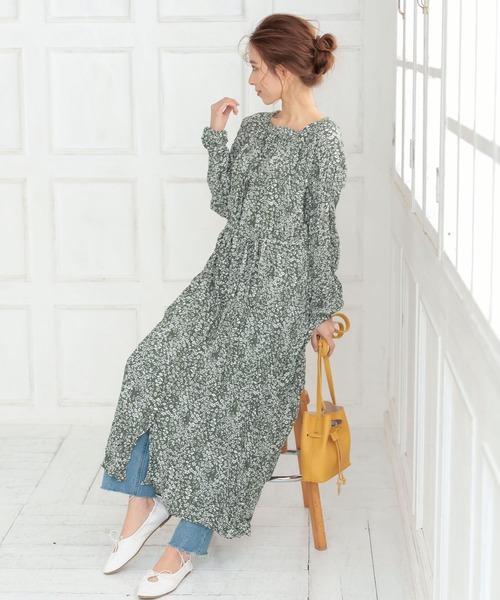 KOBE LETTUCE(コウベレタス)の「スクエアトゥギャザーバレエシューズ(バレエシューズ・レディース・ホワイト/ブラック/ベージュ/ライトカーキ・LL/M/L/S)」の7枚目の写真