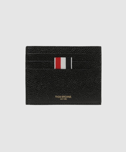 THOM BROWNE（トムブラウン）の「CARD HOLDER W/ NOTE COMPARTMENT IN PEBBLE GRAIN