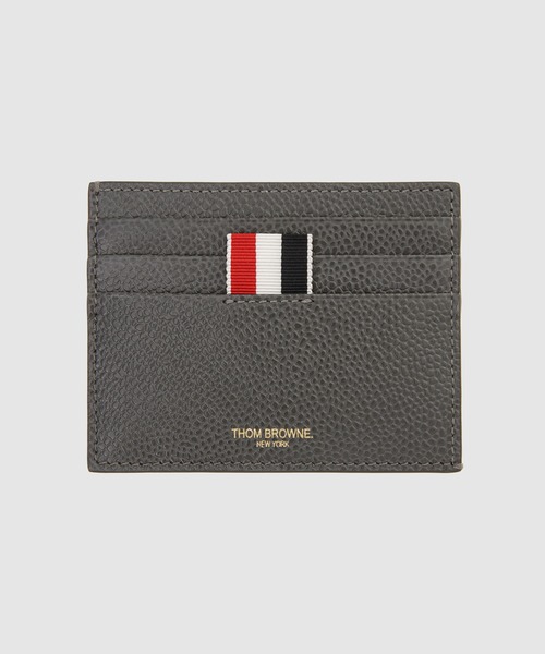 THOM BROWNE（トムブラウン）の「CARD HOLDER W/ NOTE COMPARTMENT IN PEBBLE GRAIN