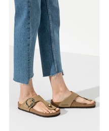 BIRKENSTOCK（ビルケンシュトック）の「ビルケンシュトック Gizeh/ギゼ　ビッグバックル　マッドグリーン(レギュラー)（サンダル）」